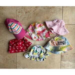 Bundle of Toddler Hats Various Sizes